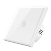 Verre trempé tactile blanc Réglementations européennes Smart Light Wall Switch Panel Home Hotel Villa Smart Home