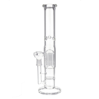 Verrerie de bouteille de tuyau de verre détachable de tuyau en verre de borosilicate clair