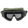 Verres de lunettes de protection avec 3 lentilles pour moto cs sport
