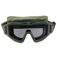 Verres de lunettes de protection avec 3 lentilles pour moto cs sport