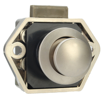 Verrou darmoire à bouton-poussoir MATCC pour loquet darmoire à bouton-poussoir pour camping-car/mobil-home Ser
