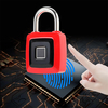 Verrouillage dempreintes digitales intelligent sans clé en acier inoxydable USB sac à bagages Rechargeable cadenas