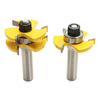 Verrouiller Mitre Routeur Bit 1/2 pouce Tongue et Groove Colle Joint Set 1-7 / 8 pouces Cutter