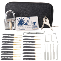 Verrouiller Pick Outil de serrurier Ouvre-serrure de porte Kit de lames de clé à déverrouillage rapide