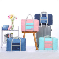 Version coréenne du sac de rangement pour vêtements de voyage portable,  sac de rangement portatif imperméable de grande