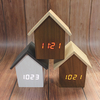 Version coréenne F001 de lhorloge de la cabane en rondins Version Q de lhorloge électronique en forme de maiso
