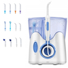 [Version de mise à niveau] Hydropulseur dentaire H2ofloss 800 ml pour le nettoyage des dents avec 12 embouts multifoncti