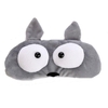 Version de mode de la bande dessinée mignonne en peluche sommeil oeil visage masque reste ombrage pad