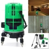 Vert 2 Ligne 2 Points Laser Niveau 360 Ligne Laser Rotative Auto Leveling avec Trépied