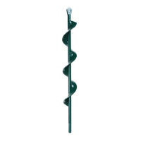 Vert 4.6x37cm Petite Vis De Jardinière Planteur De Foret Post Post Trou Trou Digger Terre Plantation Foret De Foreuse Po
