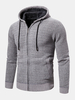 Veste à capuche à manches longues et à capuche pour hommes