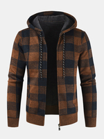 Veste à capuche chaude pour homme