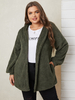 Veste à Capuche et Manches Longues Grande Taille