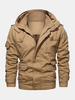 Veste à capuche épaisse en coton pour homme
