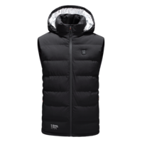 Veste anti-fouling dhiver à capuche chaude et chaude en hiver avec capuchon USB