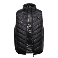 Veste chauffante extérieure sans manches pour hommes,  électrique,  électrique et électrique Batterie