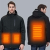 Veste chauffante intelligente TENGOO alimentation USB chauffage en fibre de carbone trois températures hiver chaud chauf