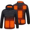 Veste chauffante unisexe 8-chauffage électrique veste chauffante USB hiver manteau coupe-vent