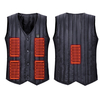 Veste chauffante USB Veste de gilet chauffant électrique pour hommes Manteau chaud dhiver en plein air