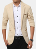 Veste coréenne solide pour homme Youth Slim Small Costumes décontractés