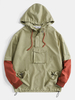 Veste coupe-vent portable avec poches pour hommes