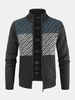 Veste de chandail à manches longues chaude pour hommes
