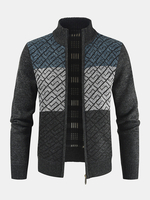 Veste de chandail à manches longues chaude pour hommes
