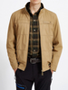 Veste dextérieur en coton zippée réversible et ajustable pour homme