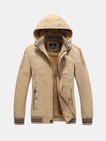 Veste doutillage à capuchon extérieure militaire pour hommes