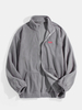 Veste dépaule en molleton de couleur unie pour homme