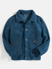 Veste duveteuse réversible en polaire polaire réversible pour homme avec poche