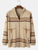 Veste en laine vintage à manches longues pour hommes