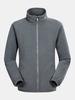 Veste polaire à col décontracté à col décontracté à double face pour hommes