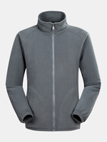 Veste polaire à col décontracté à col décontracté à double face pour hommes