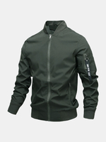 Veste simple à manches longues et à manches longues pour hommes