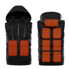 Veste chaude dhiver chauffée électrique unisexe manteau à capuche vêtements chauffage USB M-7XL