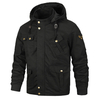 Veste en coton à capuche pour hommes,  style militaire