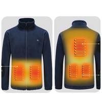 Vestes chauffantes électriques manteau de gilet extérieur USB manches longues chauffage électrique vestes à capuche chau