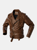 Vestes en cuir PU pour hommes