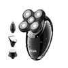 VGR 4 in1 Smart Rasoir électrique Kit USB Rechargeable Étanche Humide Sec Rasoir Barbe Rasage Machine De Nettoyage Des C