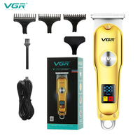 VGR V-290 tondeuse à cheveux rasoir électrique machine à découper électrique push LED tondeuse à cheveux portable d