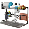 Évier de cuisine en acier inoxydable égouttoir plat support de bol stockage