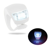 Vélo LED 3 brouillard blanc de mode avec 2 batterie CR2032