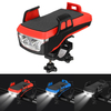 Vélo moto LED lampe lumière Power Bank support de téléphone pour téléphone intelligent pour iPhone Huawei