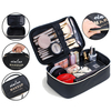 Voyage Grande Capacité Cosmétique Sac Organisateur Poche Poche avec Sac En Maille Porte-Brosse Maquillage Trousse De Toi