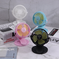 Voyage Mini USB Clip-on Ventilateur 360 ° Bureau Rotation Portable Bureau Ventilateur Personnel Silencieux Électrique Ve