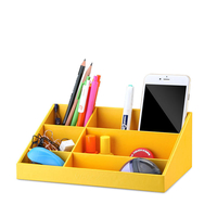 VPACK Boîte De Rangement Bureau Organisateur Papeterie De Stockage Porte-Stylo 6 Couleur Bureau Fournitures Scolaires
