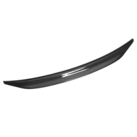 Véritable aile de couvercle de becquet de coffre en fibre de carbone pour Audi S5 RS5 Coupé A5 Berline CAT Style 2009-20