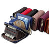 Véritable en cuir unisexe 10 carte porte-monnaie Fashion Hasp Card Holder