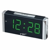 VST Rectangulaire Cube Réveil Numérique Avec Prise UE Grand Numérique LED Affichage Horloge De Bureau Maison L